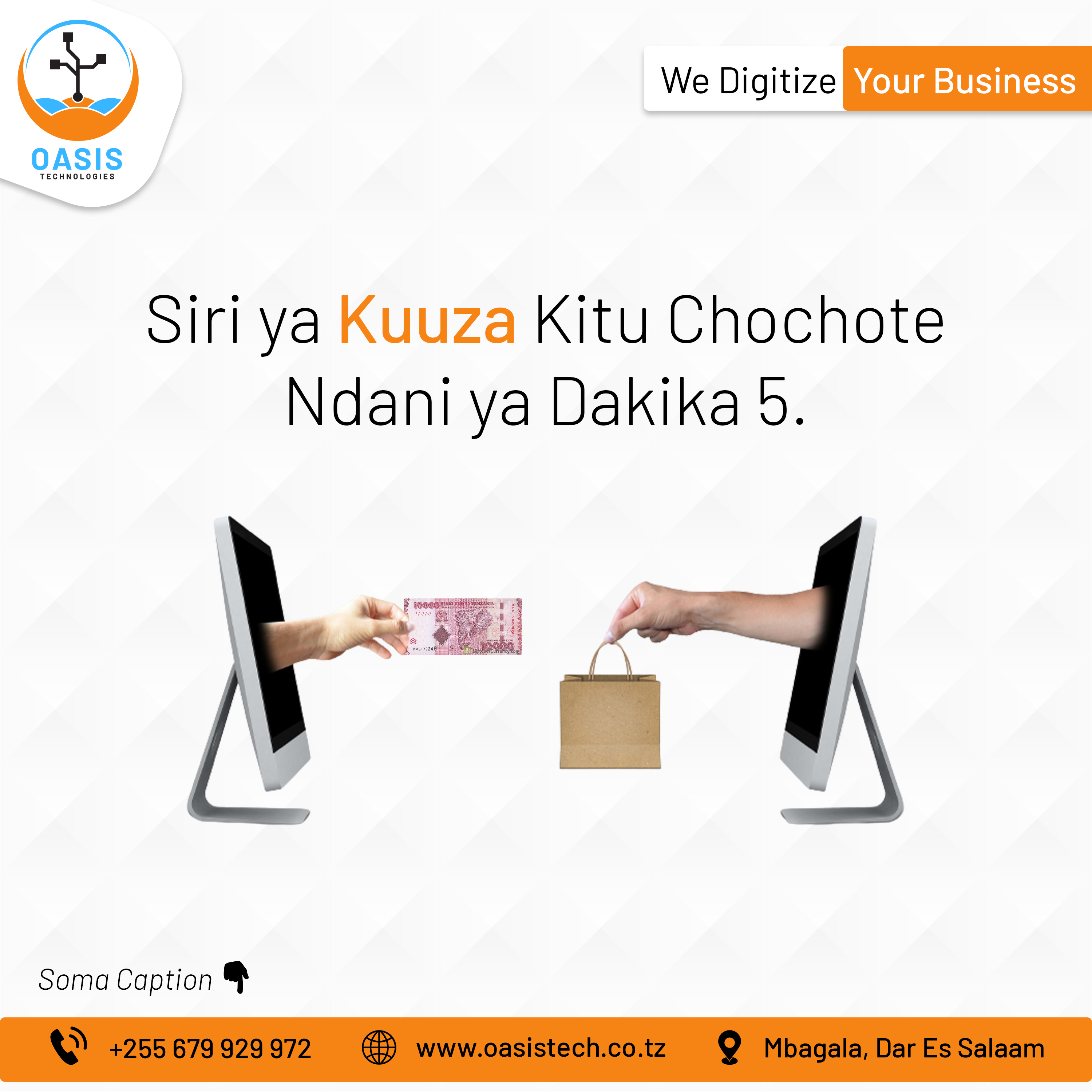 Siri ya Kuuza Kitu Chochote Ndani ya Dakika 5